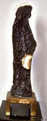 madonna staand brons